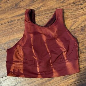 Lululemon Women's Burgundy Sports Bra